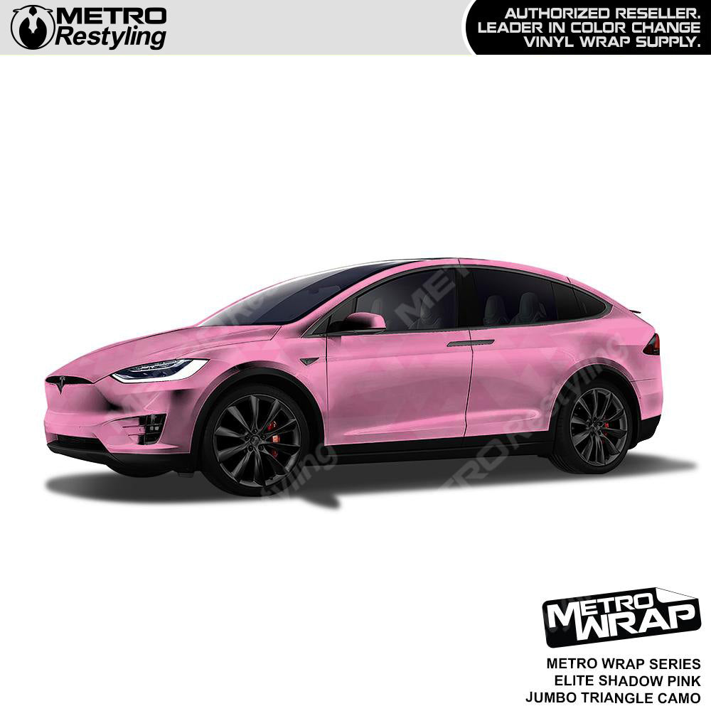 Metro Wrap Jumbo Triangle Elite Shadow Pink Camouflage Vinyl Film