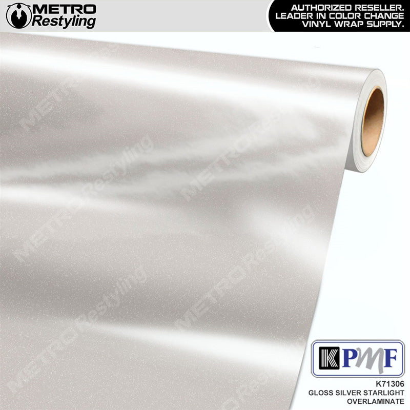 KPMF K71300 Specialty Over-Laminating Films Gloss Silver Starlight