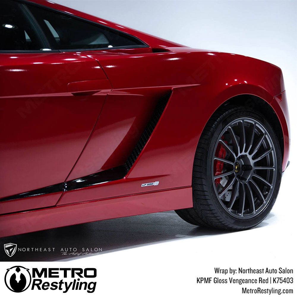 Gloss Vengeance Red Vinyl Wrap
