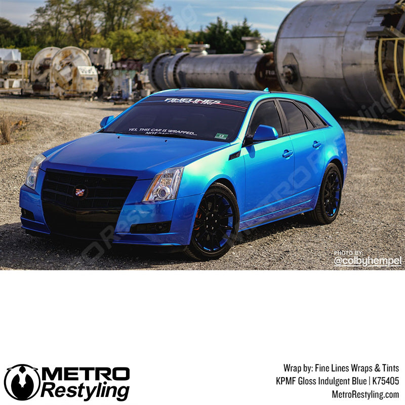 Gloss Indulgent Blue Vinyl Wrap