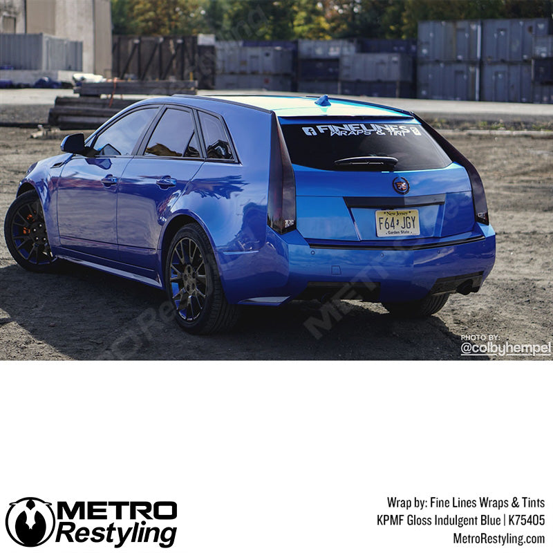Gloss Indulgent Blue Vinyl Wrap