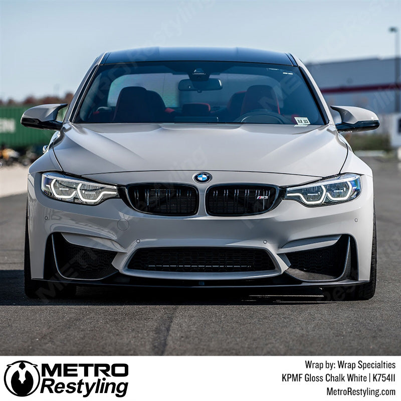 Gloss Chalk White BMW Wrap