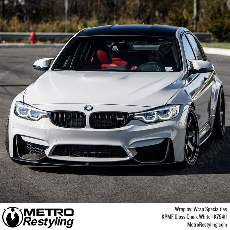 Gloss Chalk White BMW Wrap