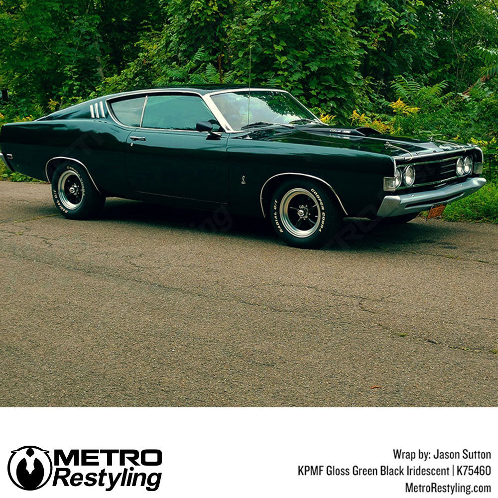 KPMF Gloss Green Black VInyl