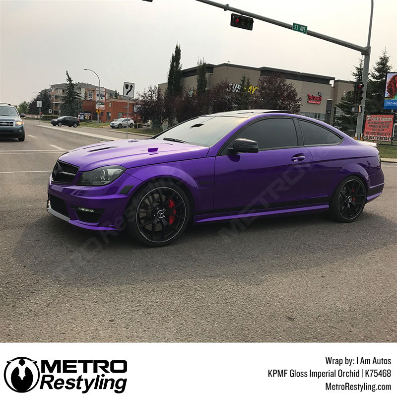 Purple Vinyl Car Wrap