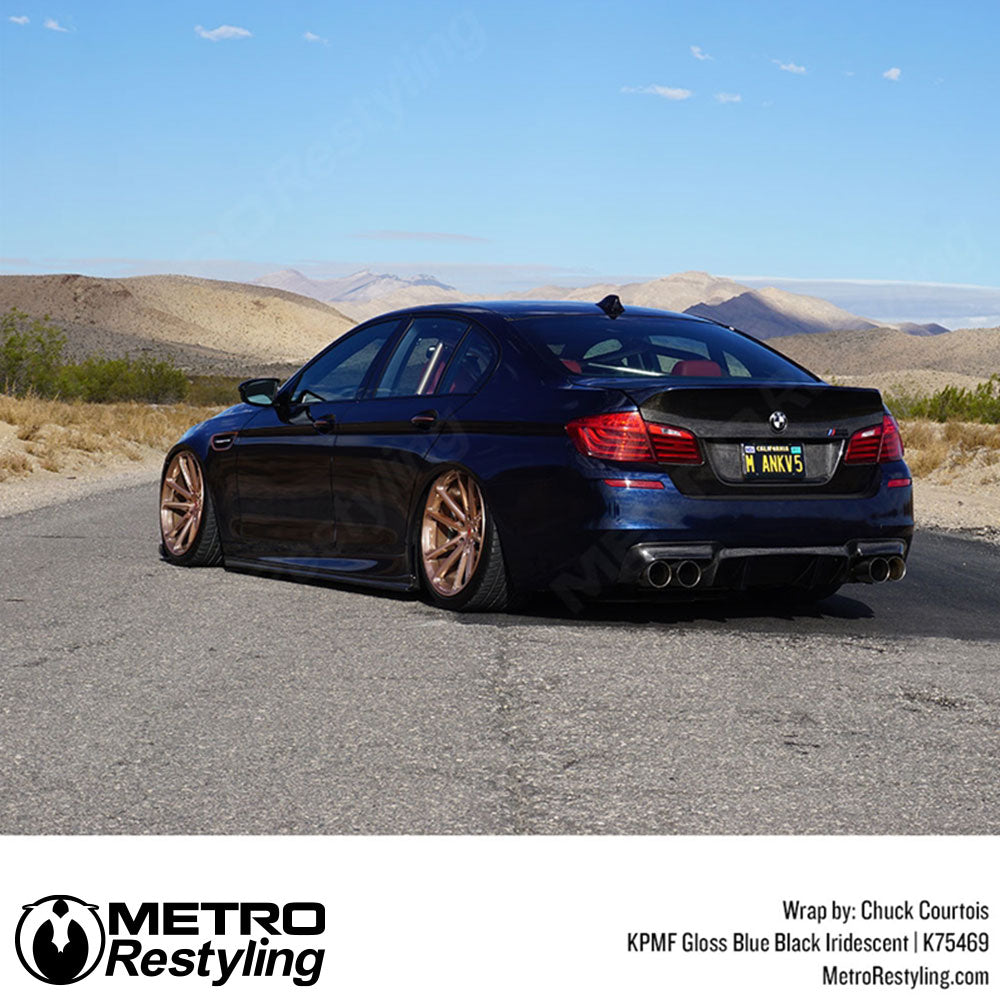 KPMF Blue Black Iridescent BMW Wrap
