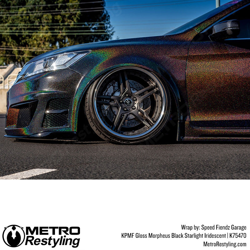 Gloss Morpheus Black Starlight Iridescent vinyl