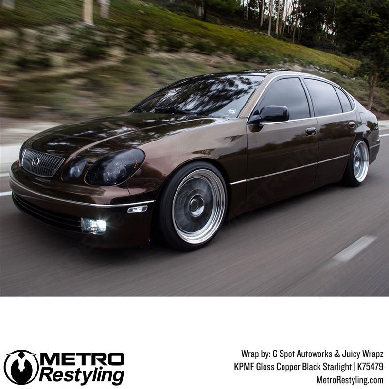 Gloss Copper Black Starlight Iridescent Lexus Wrap