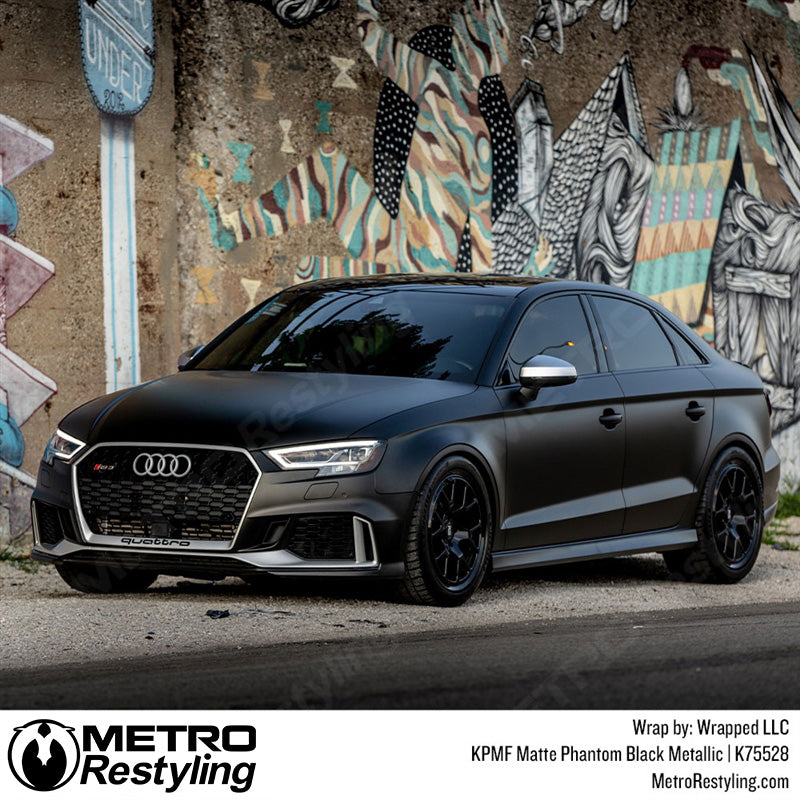 Black Metallic Audi Wrap