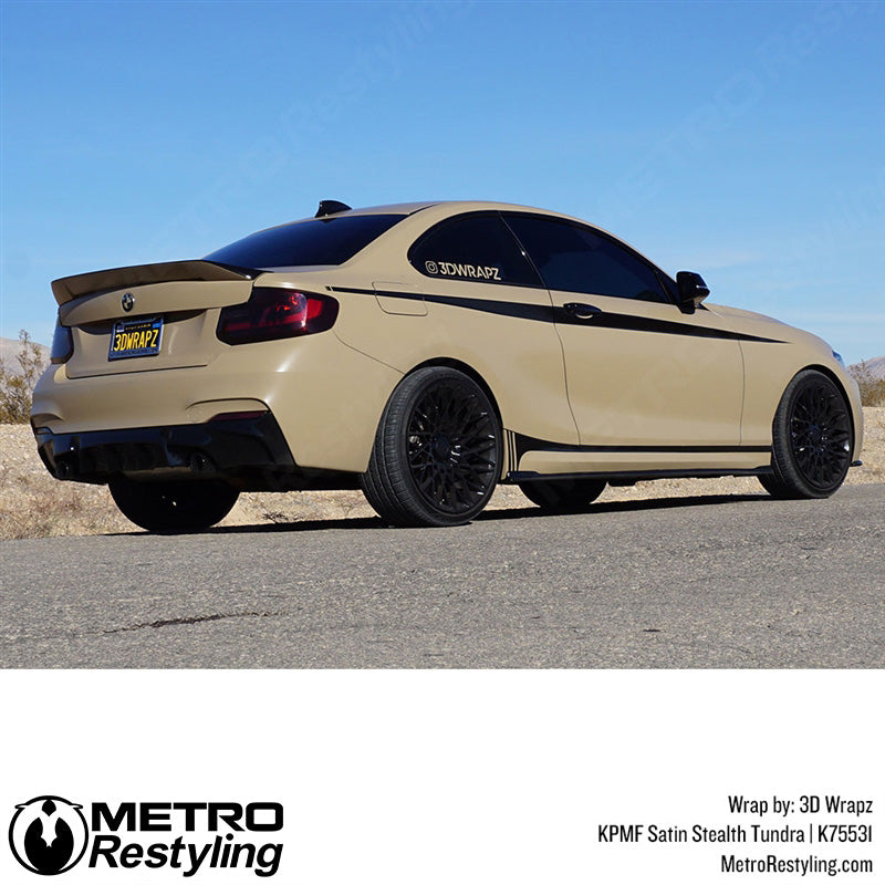 Satin Stealth Tundra BMW Wrap
