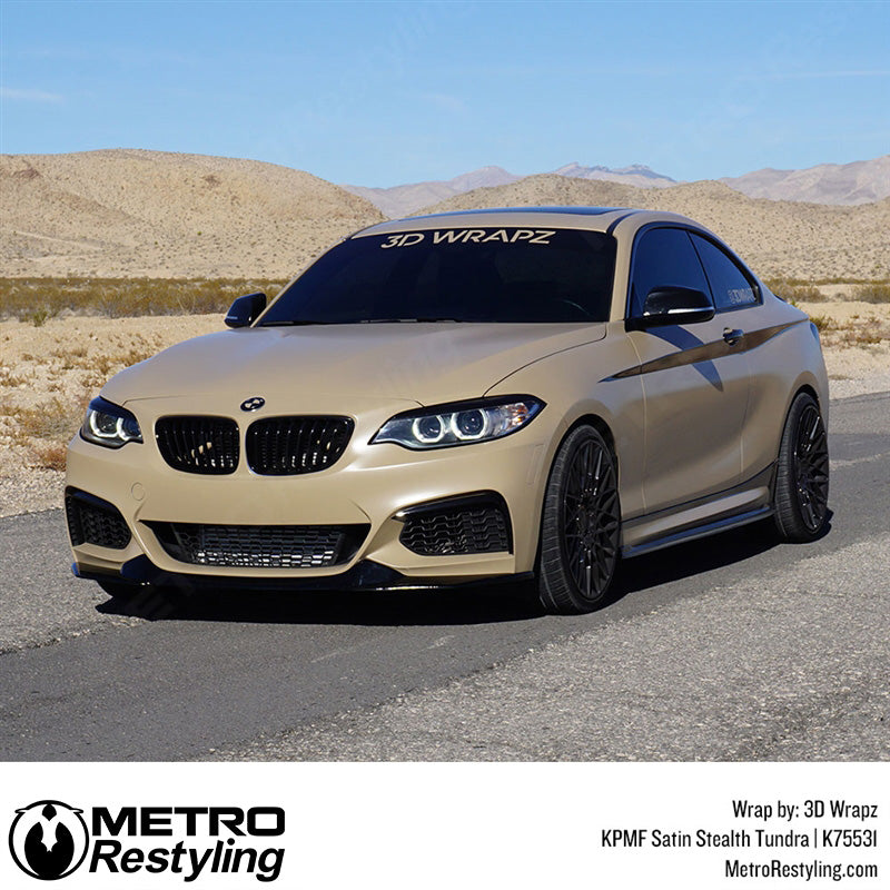 Satin Stealth Tundra BMW Wrap