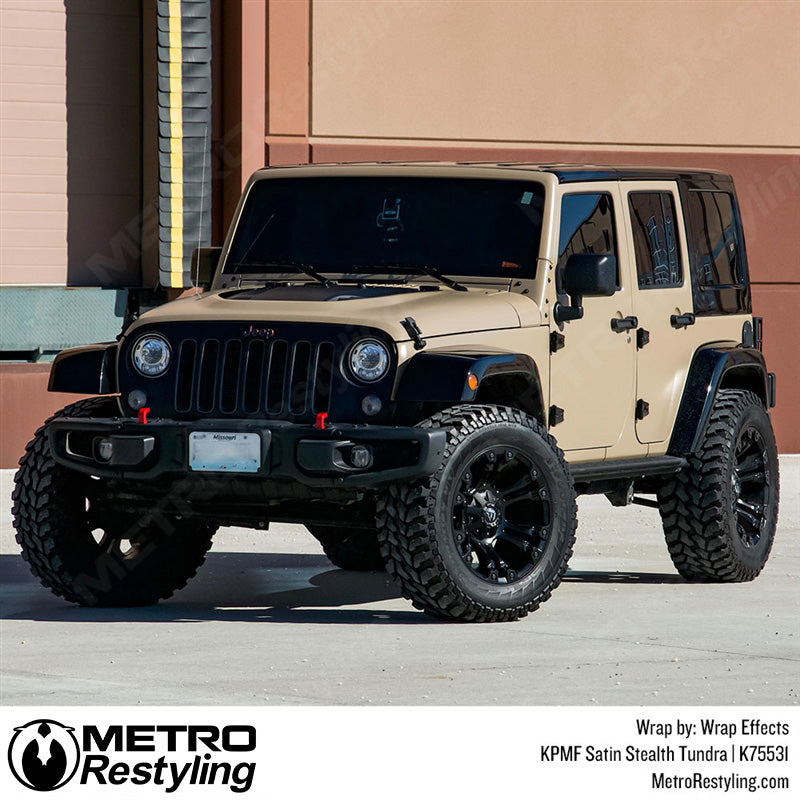 Satin Stealth Tundra Jeep Wrap