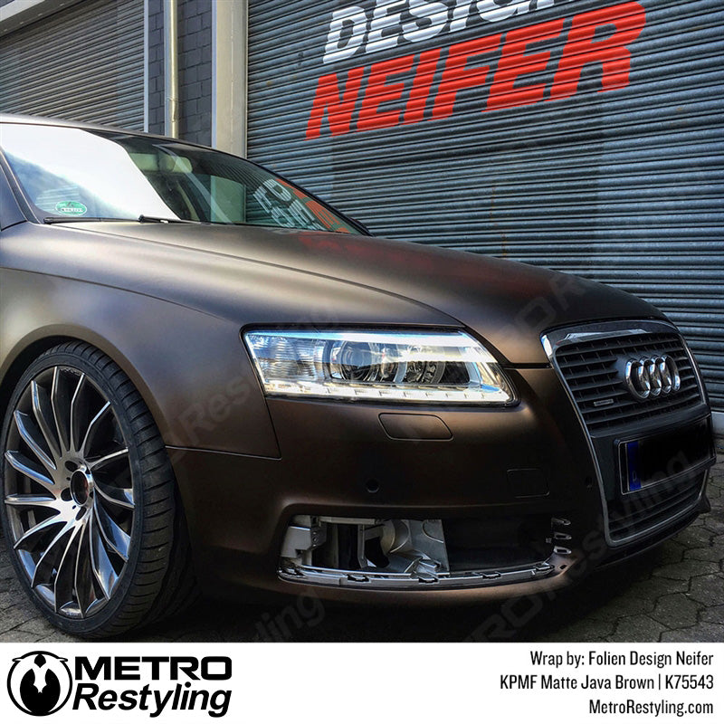 Matte Java Brown Audi Wrap