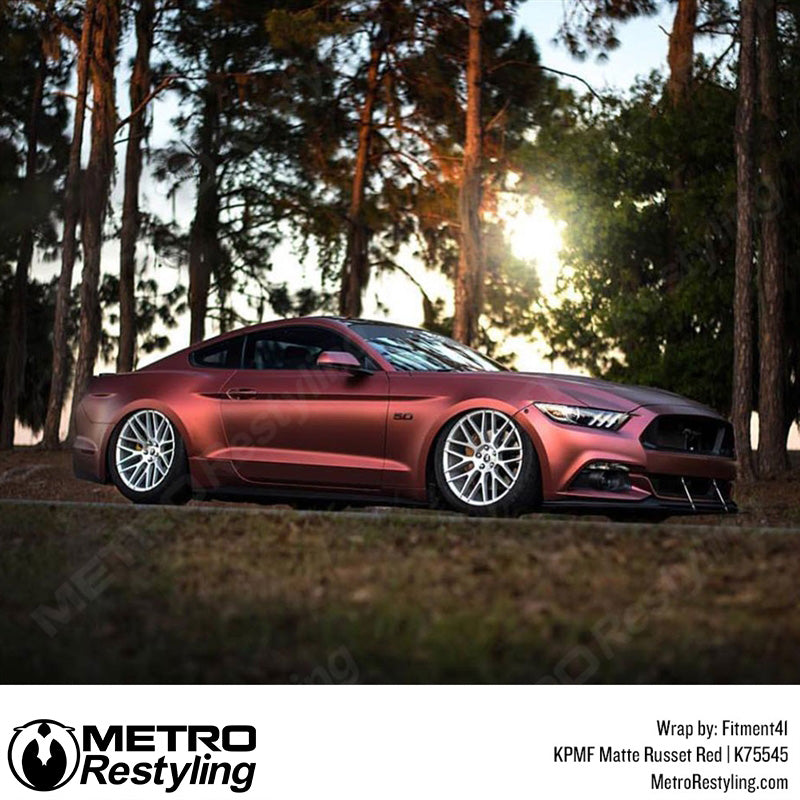 Matte Russet Red Vinyl Wrap