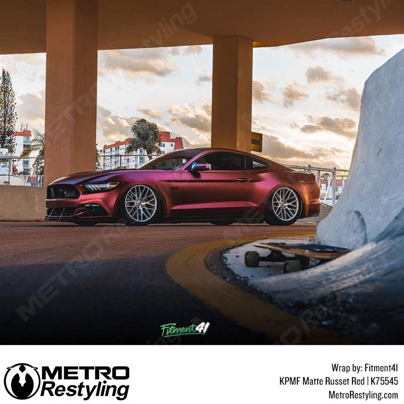 Matte Russet Red Vinyl Wrap