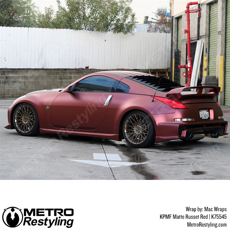 Matte Russet Red Vinyl Wrap