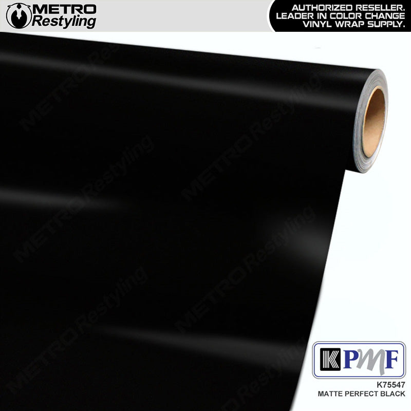 KPMF K75400 Matte Perfect Black Vinyl Wrap