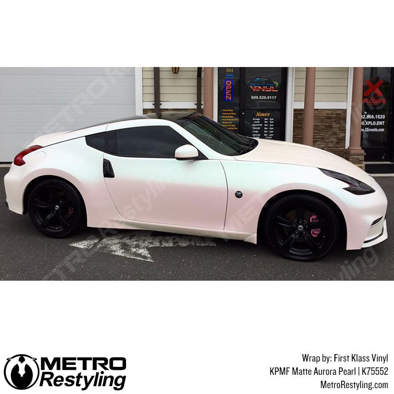 Matte Aurora Pearl Porsche Wrap