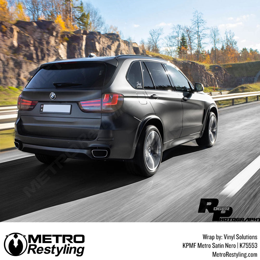 Metro Satin Nero Vinyl Wrap
