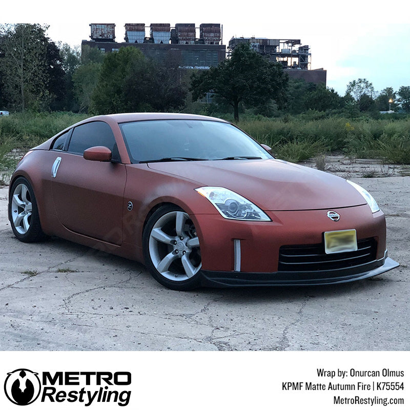 Matte Autumn Fire Nissan Wrap