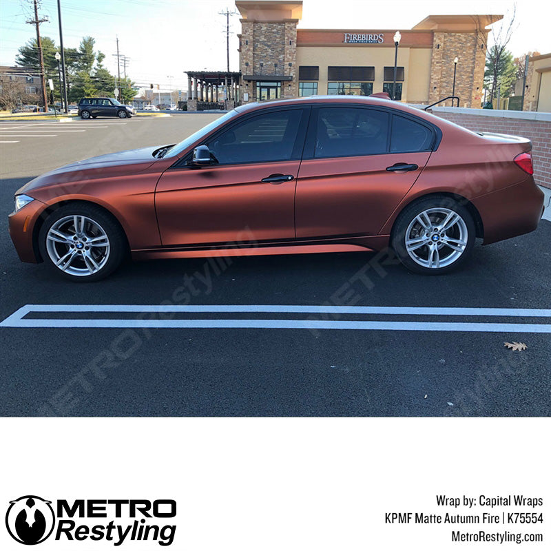 Matte Autumn Fire BMW Wrap