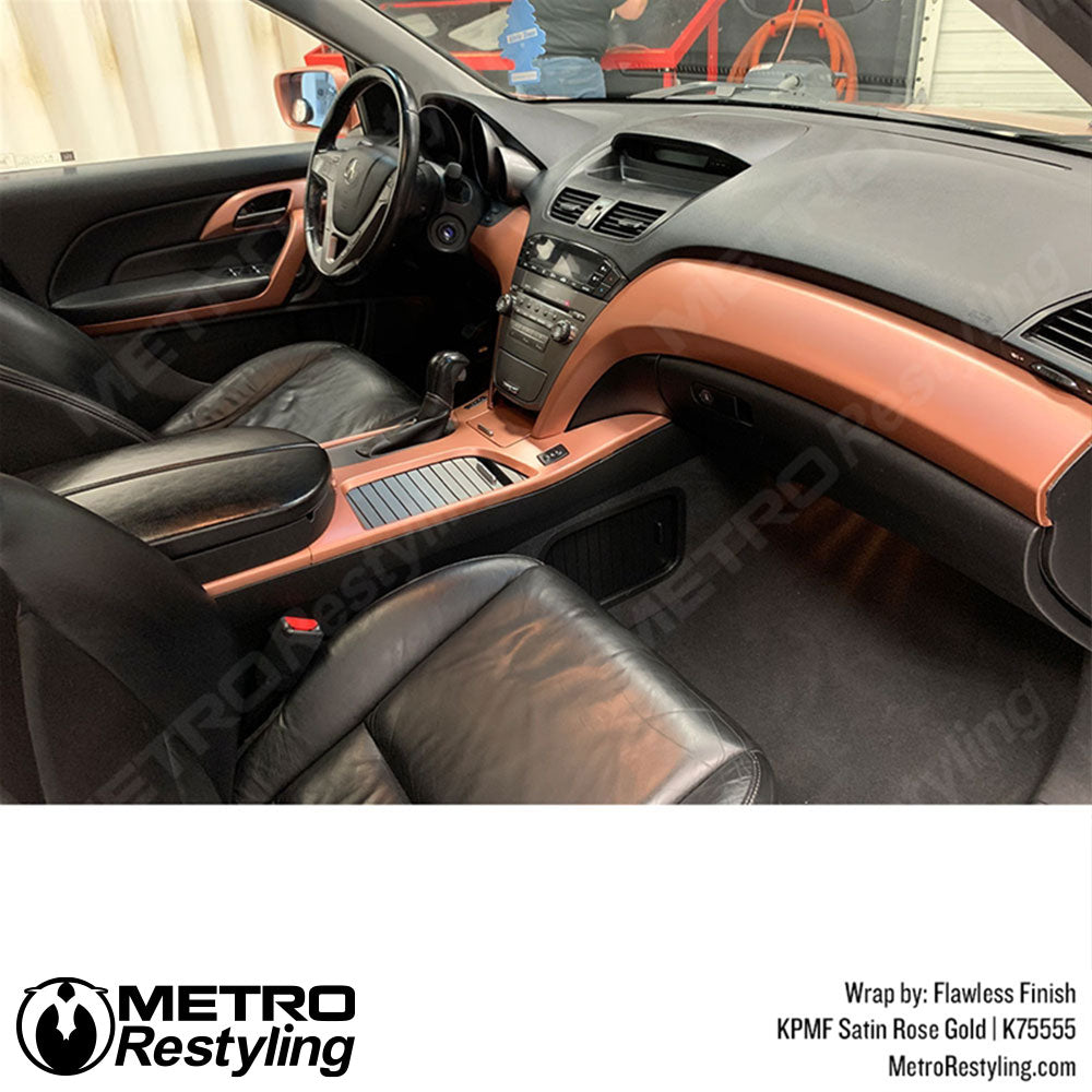 Metro Satin Rose Gold Vinyl Wrap