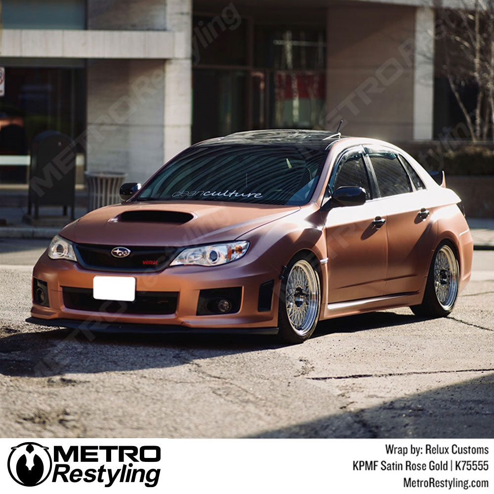 Metro Satin Rose Gold Subaru Wrap