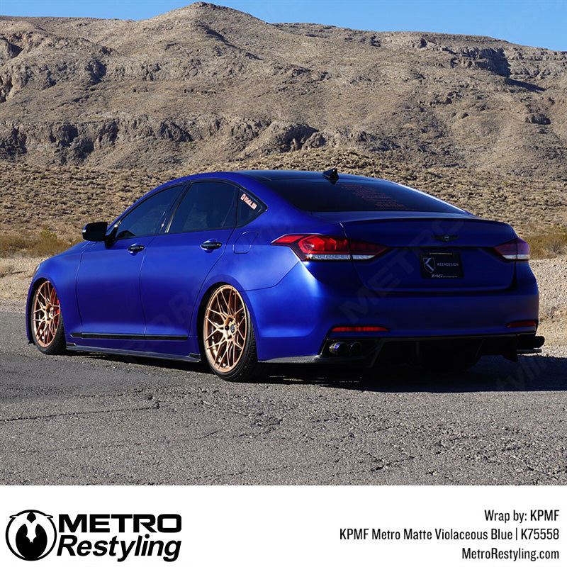 Metro Matte Violaceous Blue Wrap