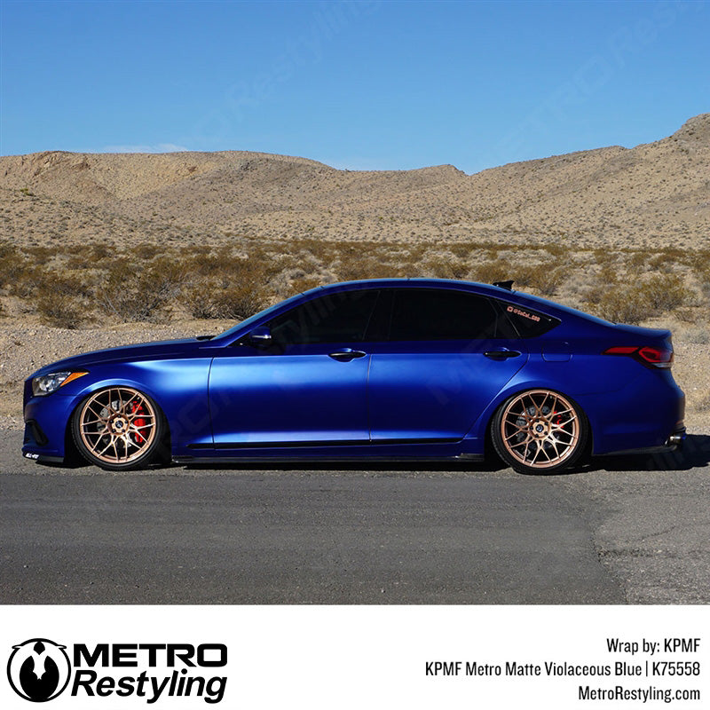 Metro Matte Violaceous Blue Wrap