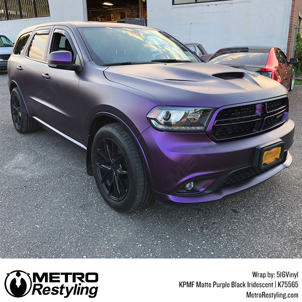 Matte Purple Black Iridescent SUV Wrap