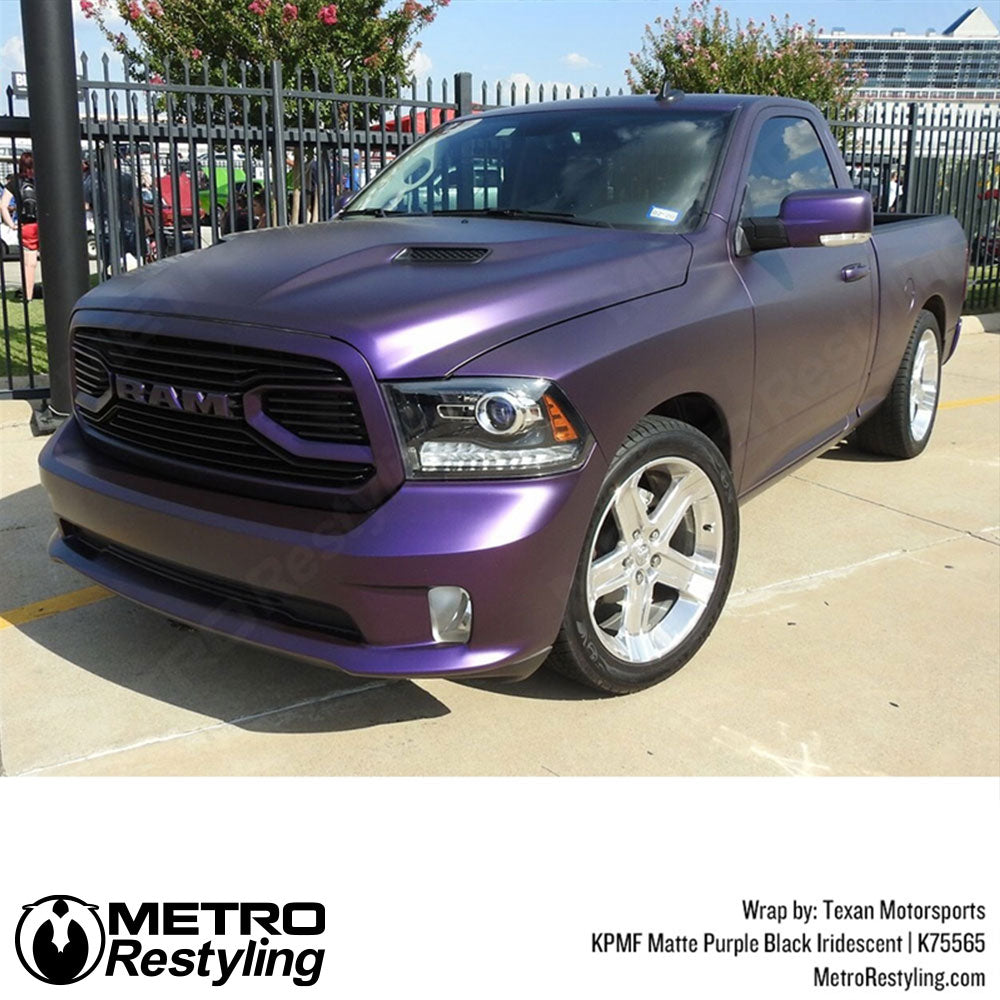 Matte Purple Black Iridescent RAM Vinyl