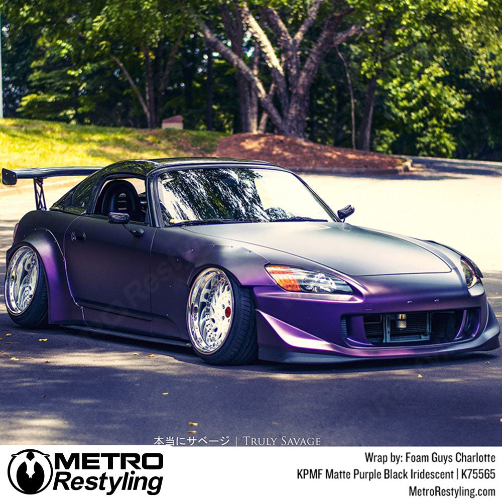 Matte Purple Black Iridescent Vinyl