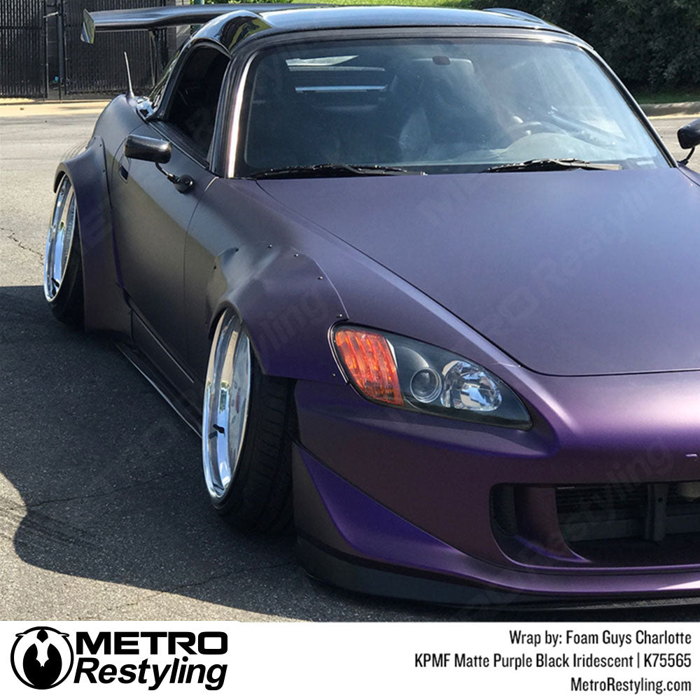 Matte Purple Black Iridescent Wrap