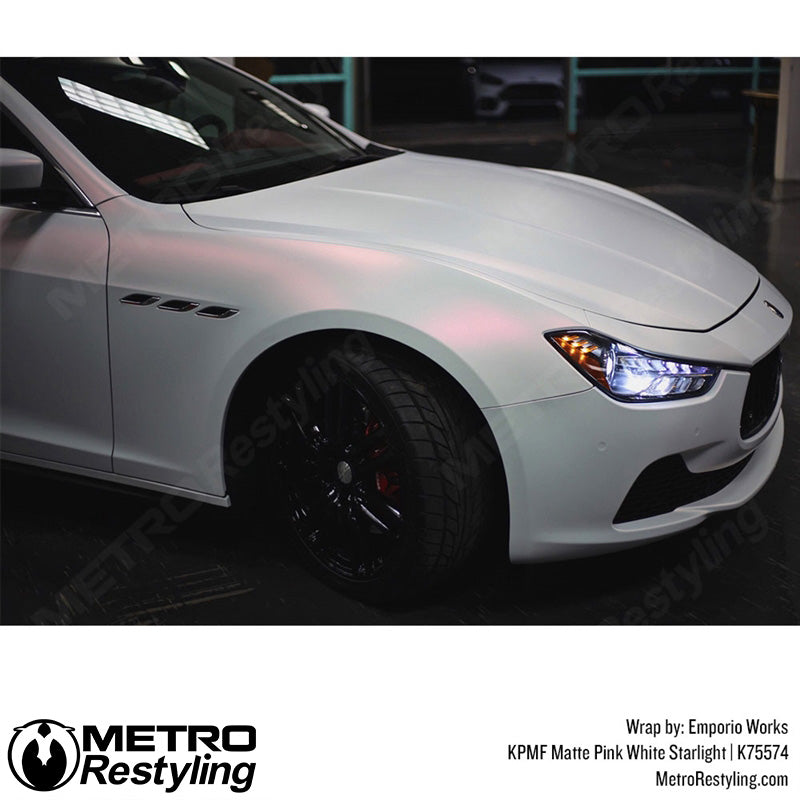 KPMF K75500 Matte Pink White Starlight Iridescent Vinyl Wrap | K75574 (Special Order)