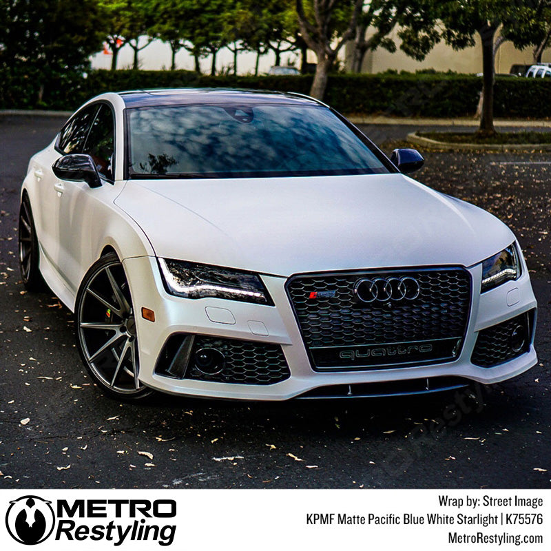 Matte Pacific Blue White Starlight Iridescent Audi