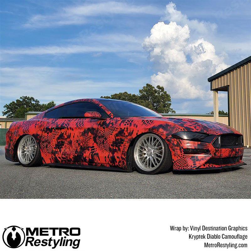 Kryptek Diablo Car Wrap