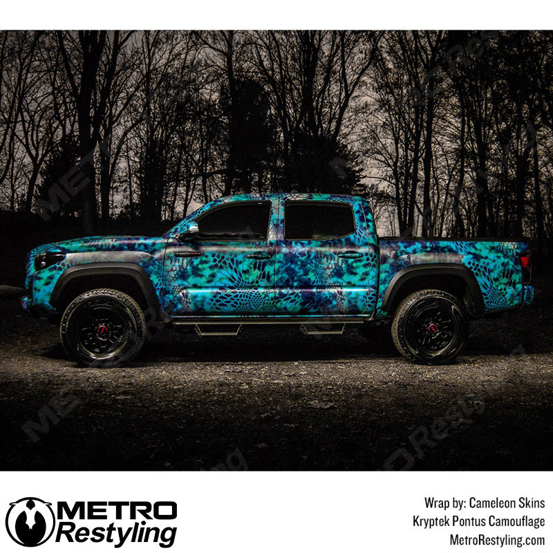 Kryptek Pontus Truck Wrap