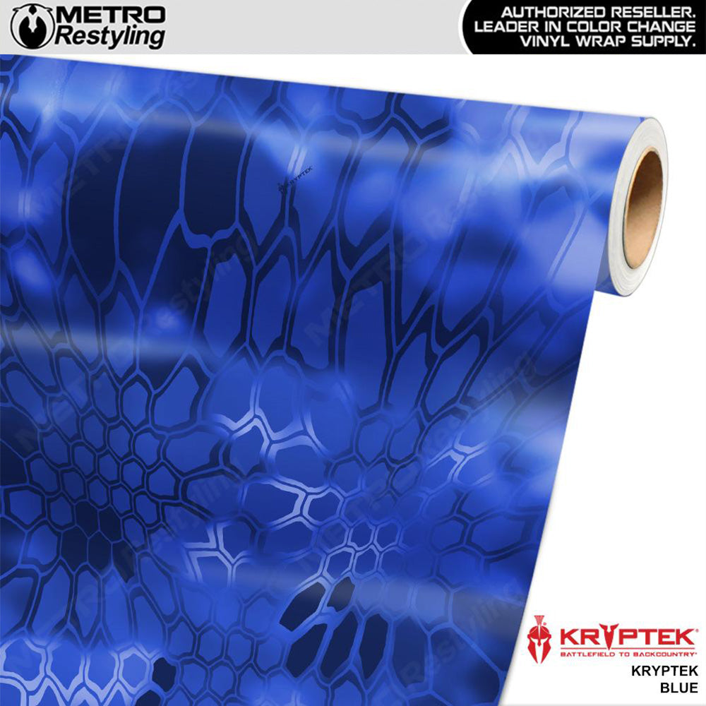Kryptek Blue Camouflage Vinyl Wrap Film