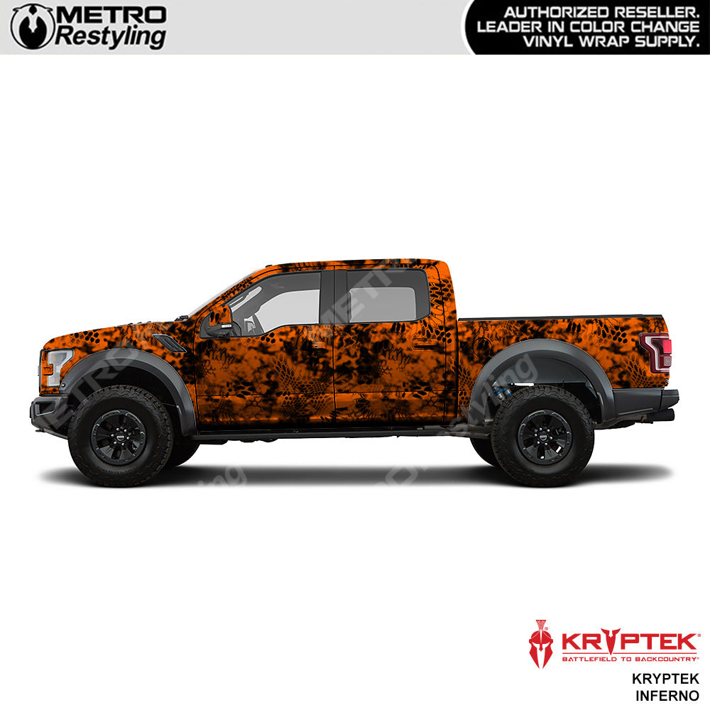 Kryptek Inferno Camouflage Vinyl Wrap Film