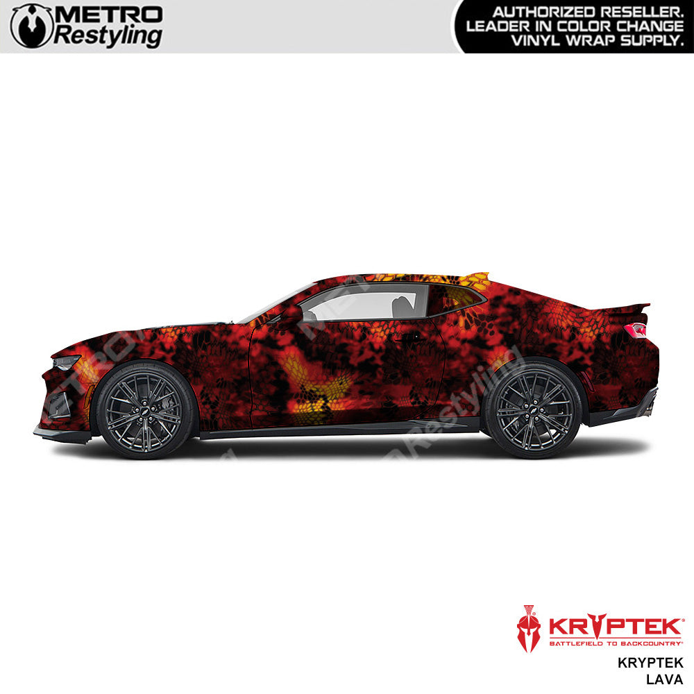 Kryptek Lava Camouflage Vinyl Wrap Film
