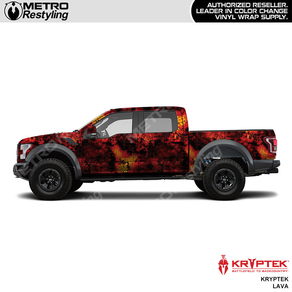 Kryptek Lava Camouflage Vinyl Wrap Film