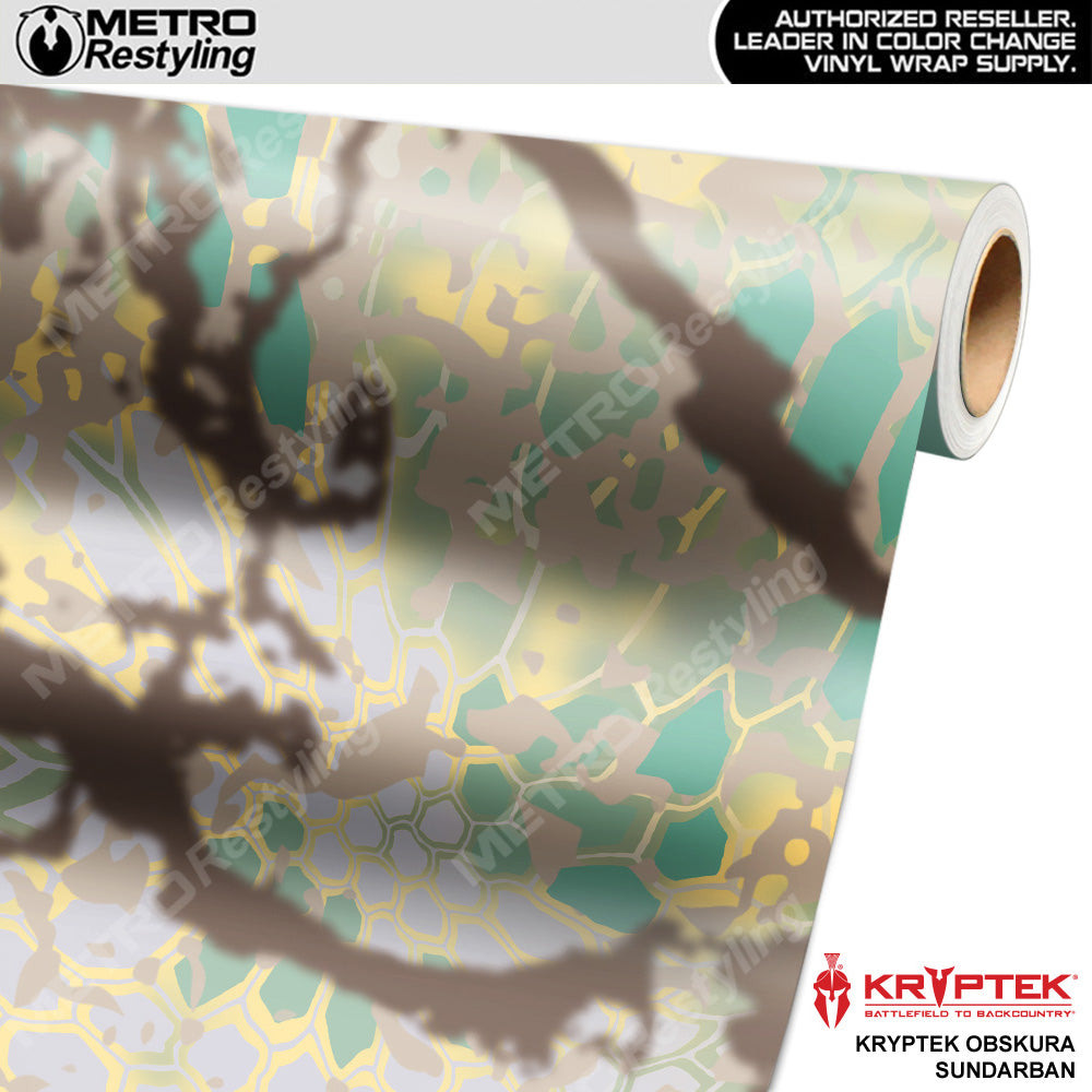 Kryptek Obskura Transitional Brown Camouflage Vinyl Wrap Film