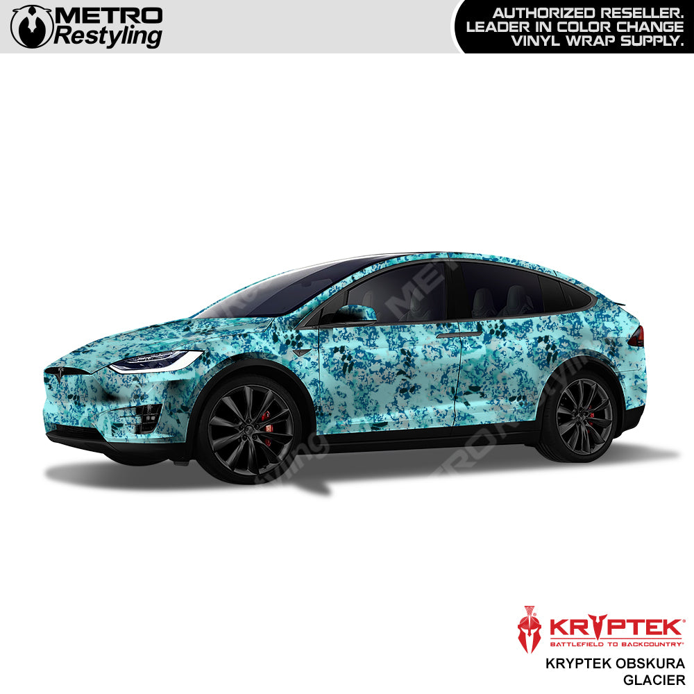 Kryptek Obskura Glacier Camo Car Wrap
