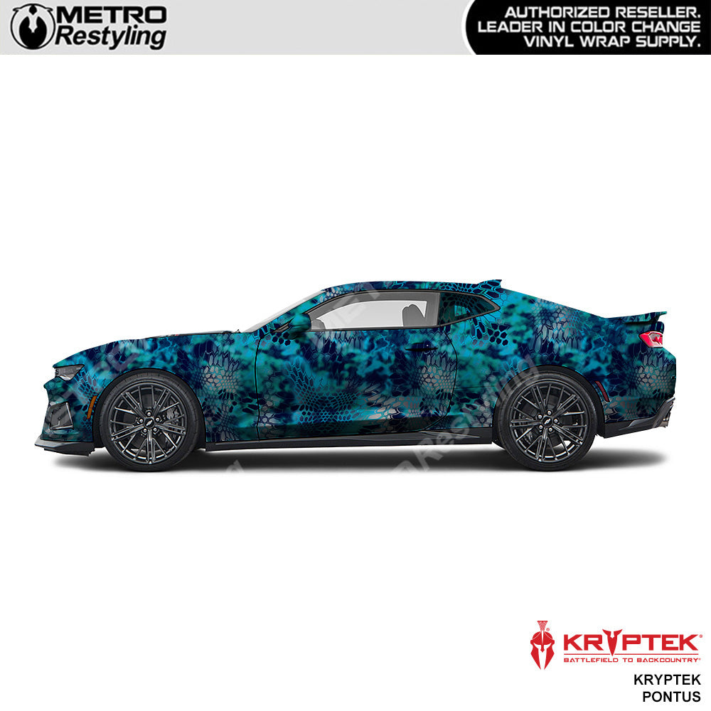 Kryptek Pontus Camouflage Vinyl Wrap Film