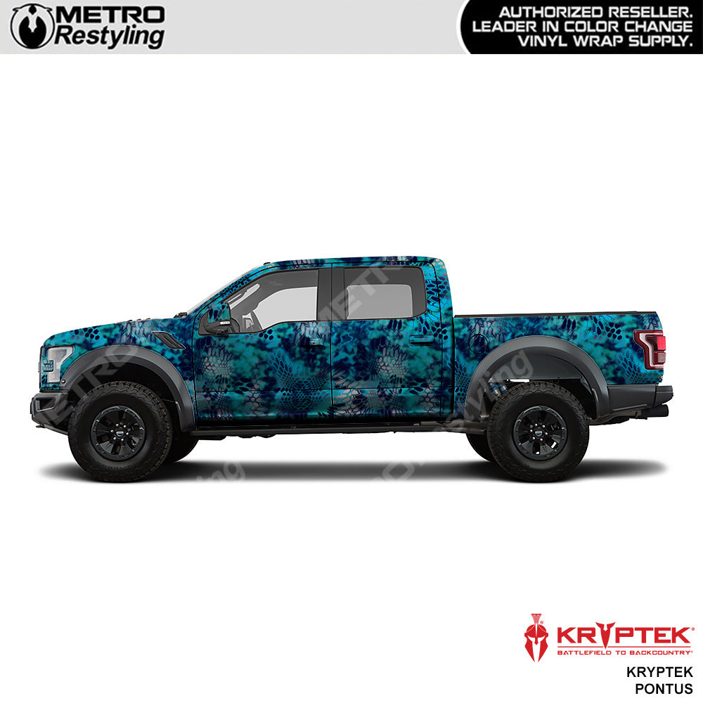 Kryptek Pontus Camouflage Vinyl Wrap Film