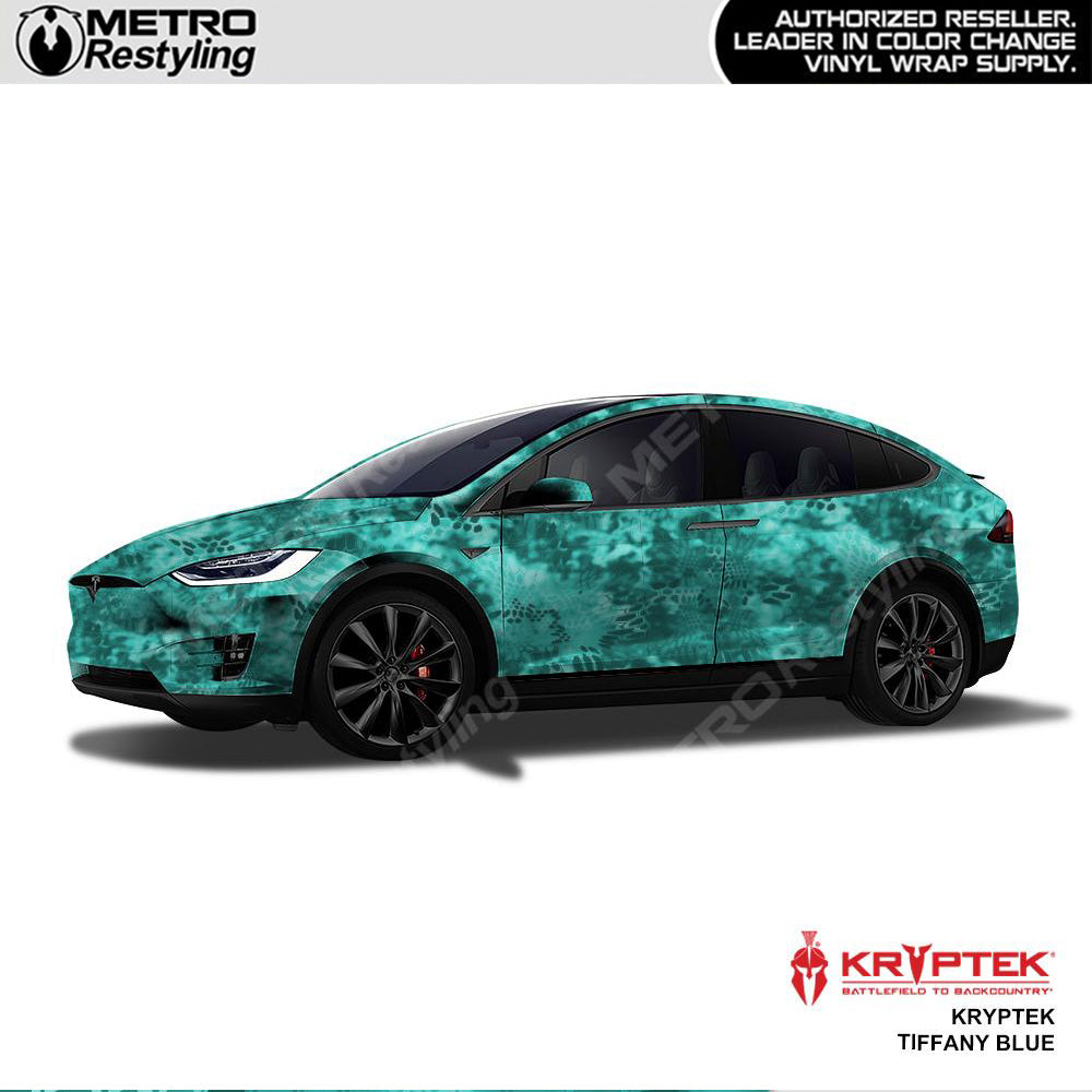 Kryptek Tiffany Blue Camouflage Vinyl Wrap Film