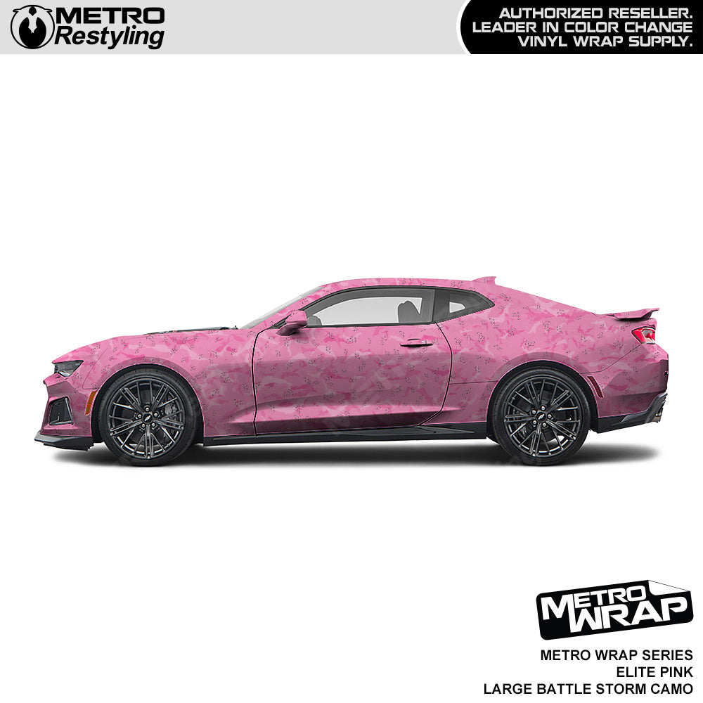 Metro Wrap Large Battle Storm Elite Pink Camouflage Vinyl Film