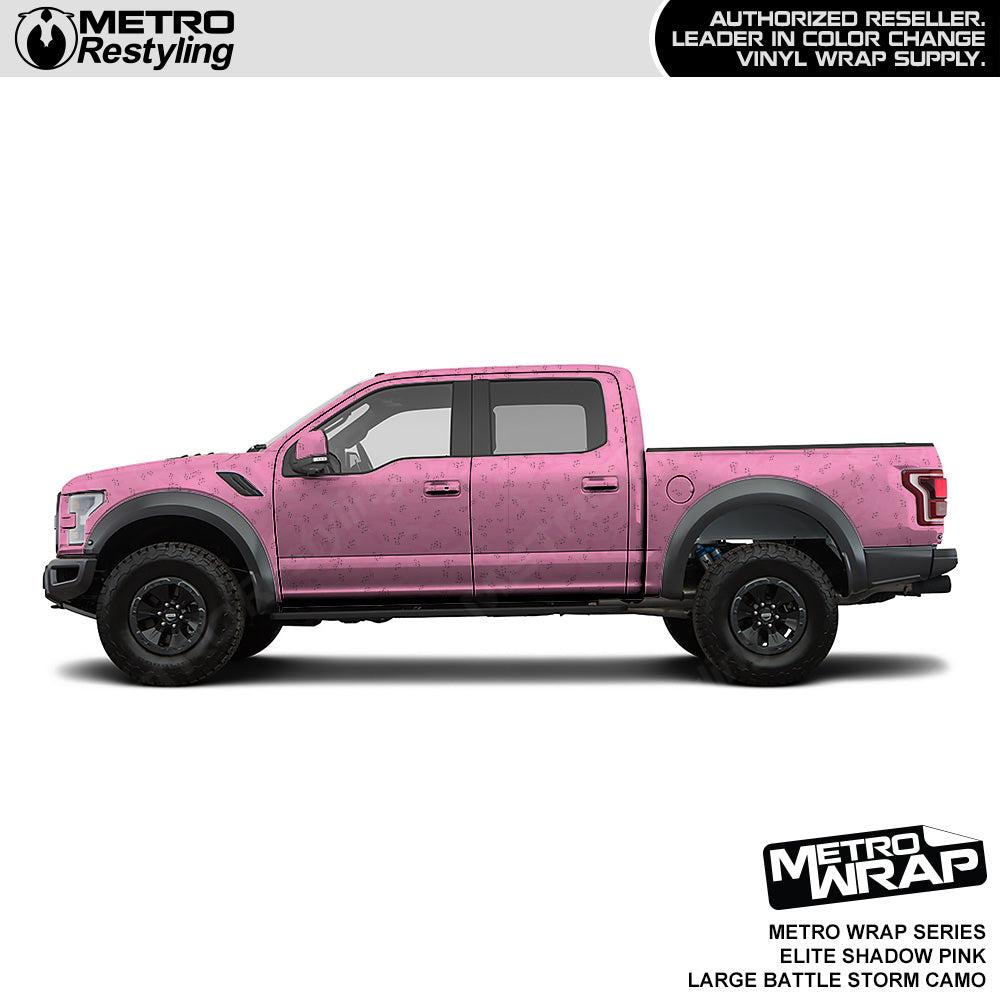 Metro Wrap Large Battle Storm Elite Shadow Pink Camouflage Vinyl Film