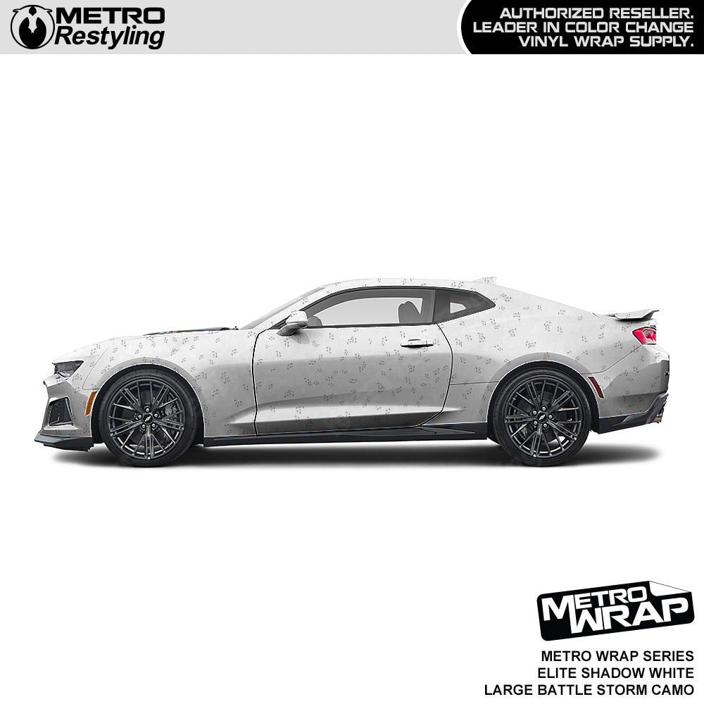 Metro Wrap Large Battle Storm Elite Shadow White Camouflage Vinyl Film