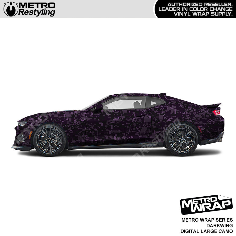 Metro Wrap Large Digital Darkwing Camouflage Vinyl Film